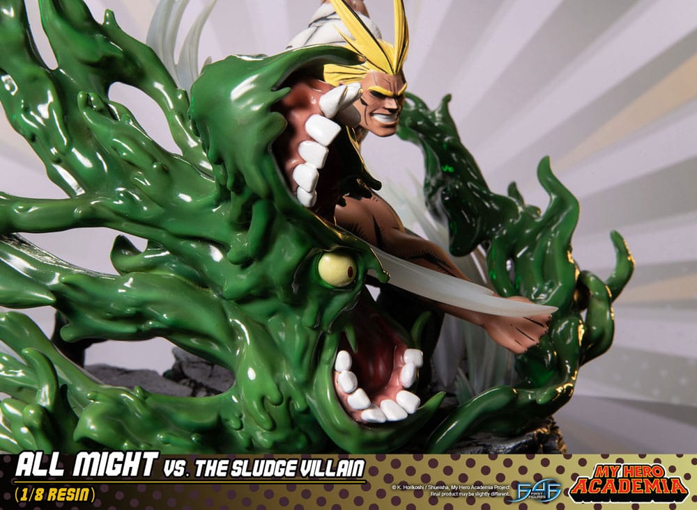 All Might Vs. the Sludge Villain Diorama 30 cm My Hero Academia Prizefiguren Yokina
