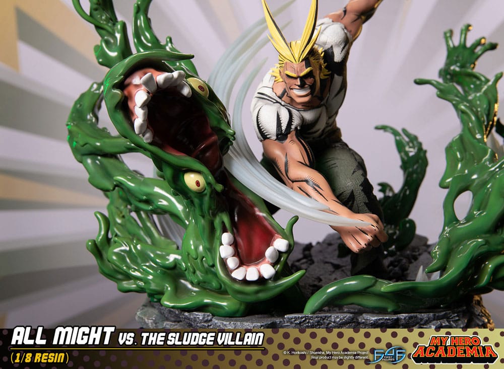 All Might Vs. the Sludge Villain Diorama 30 cm My Hero Academia Prizefiguren Yokina