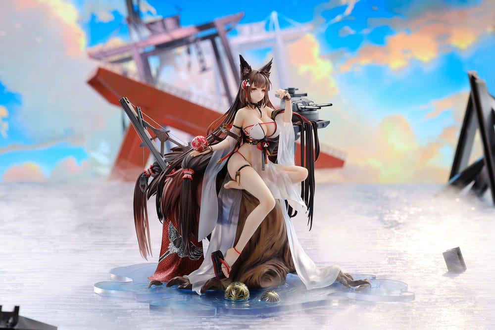 Amagi Wending Waters Serene Lotus Ver. PVC Statue 1/7 25 cm Azur Lane Scalefiguren Yokina