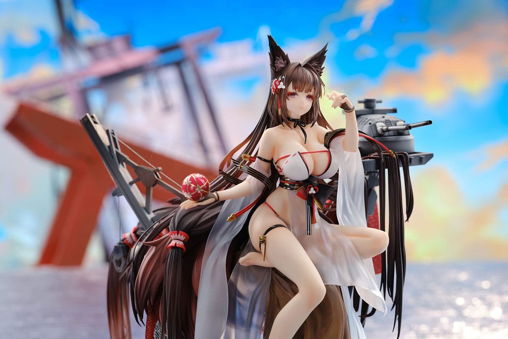 Amagi Wending Waters Serene Lotus Ver. PVC Statue 1/7 25 cm Azur Lane Scalefiguren Yokina