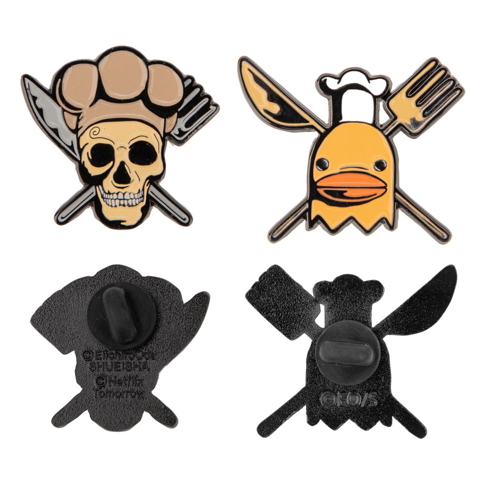 Ansteck-Pins 2er-Pack Sanji & Zeff One Piece Ansteck-Buttons Yokina