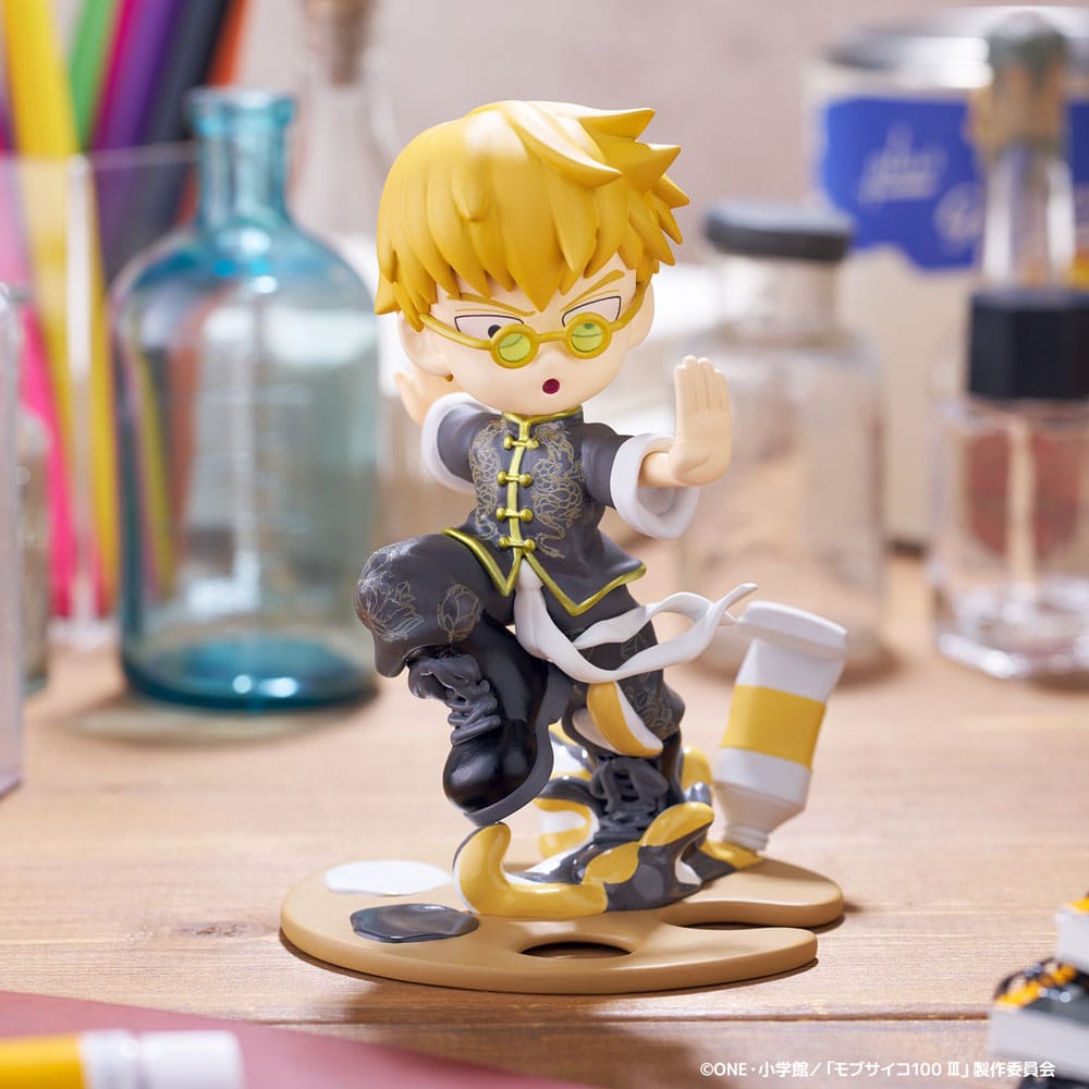 Arataka Reigen PalVerse PVC Statue 9 cm Mob Psycho 100 III Minifiguren Yokina