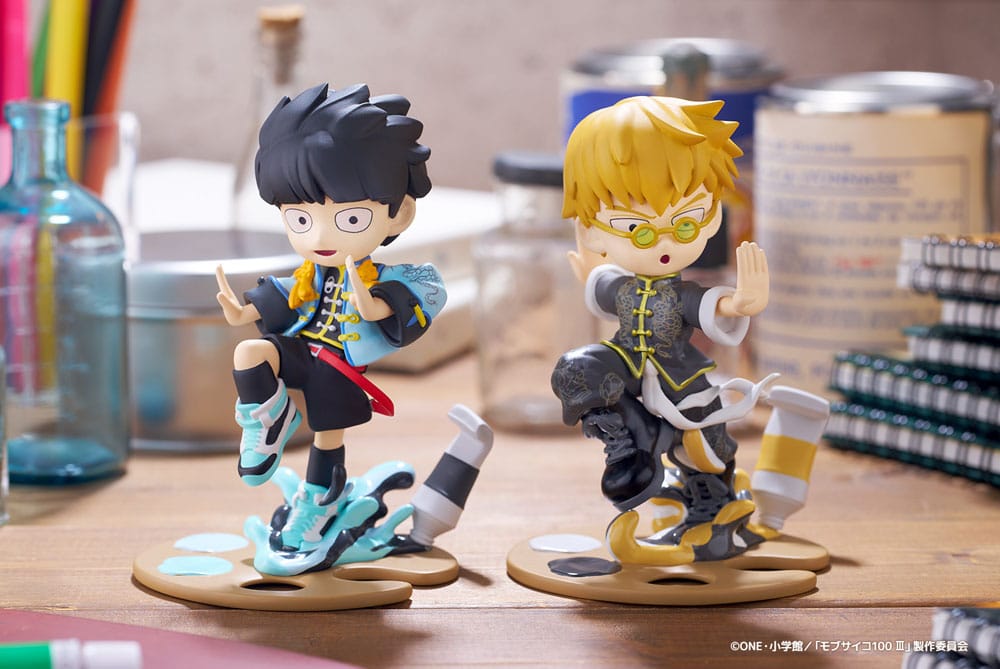 Arataka Reigen PalVerse PVC Statue 9 cm Mob Psycho 100 III Minifiguren Yokina