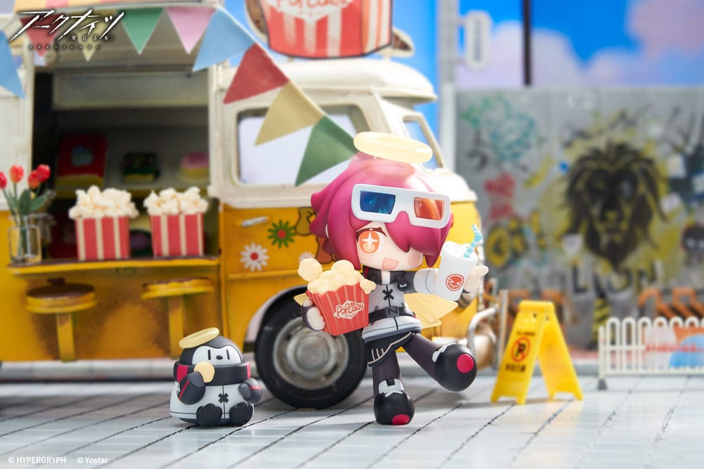 Arknights PVC Statue Mini Series Will You be Having the Dessert? Exusiai 10 cm Prizefiguren Yokina