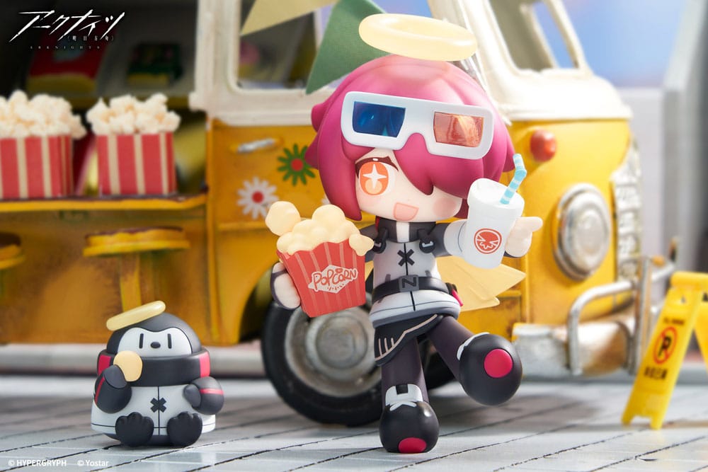 Arknights PVC Statue Mini Series Will You be Having the Dessert? Exusiai 10 cm Prizefiguren Yokina