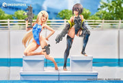 Arms Note Statuen 1/7 Swim Team Bucho-chan and Kohai-chan 22 cm Scalefiguren Yokina