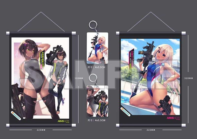 Arms Note Statuen 1/7 Swim Team Bucho-chan and Kohai-chan 22 cm Scalefiguren Yokina