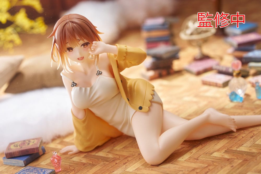 Atelier Ryza: Ever Darkness & the Secret Hideout PVC Statue Desktop Cute Figure Ryza Nightwear Ver. 13 cm Prizefiguren Yokina