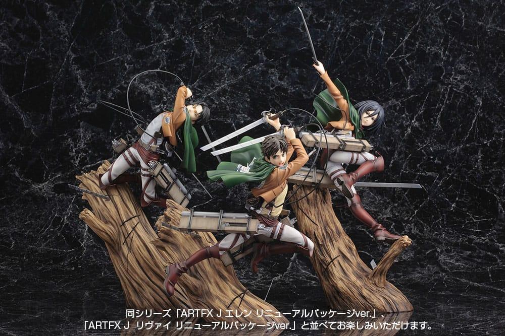Attack on Titan ARTFXJ Statue 1/8 Mikasa Ackerman Renewal Package Ver. 35 cm Scalefiguren Yokina