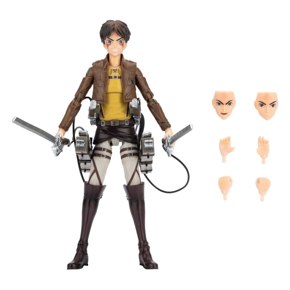 Attack on Titan Total Anime Actionfigur Eren Jaeger 17 cm Figmas Yokina