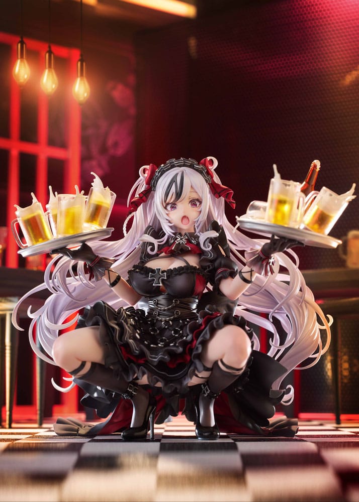 Azur Lane PVC Statue 1/7 Elbe: Time to Show Off AmiAmi Limited Edition 16 cm Scalefiguren Yokina