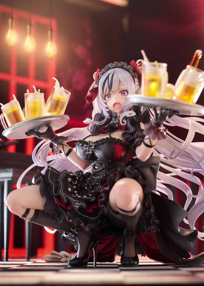 Azur Lane PVC Statue 1/7 Elbe: Time to Show Off AmiAmi Limited Edition 16 cm Scalefiguren Yokina
