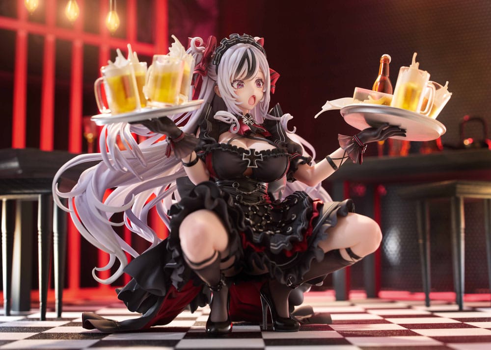 Azur Lane PVC Statue 1/7 Elbe: Time to Show Off AmiAmi Limited Edition 16 cm Scalefiguren Yokina