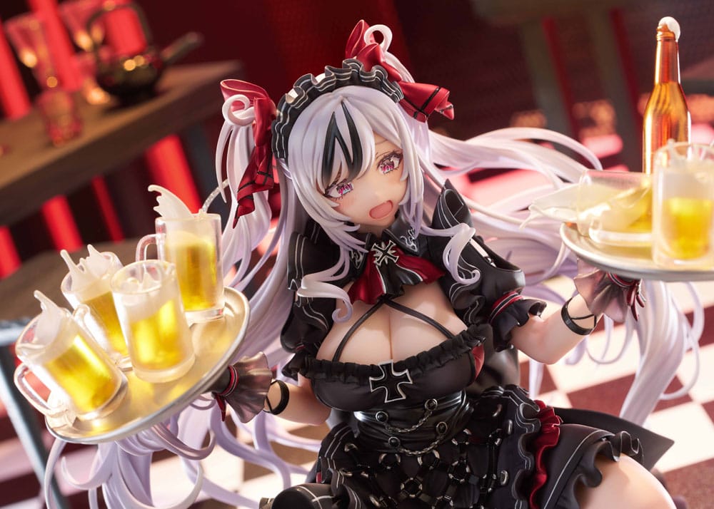 Azur Lane PVC Statue 1/7 Elbe: Time to Show Off AmiAmi Limited Edition 16 cm Scalefiguren Yokina