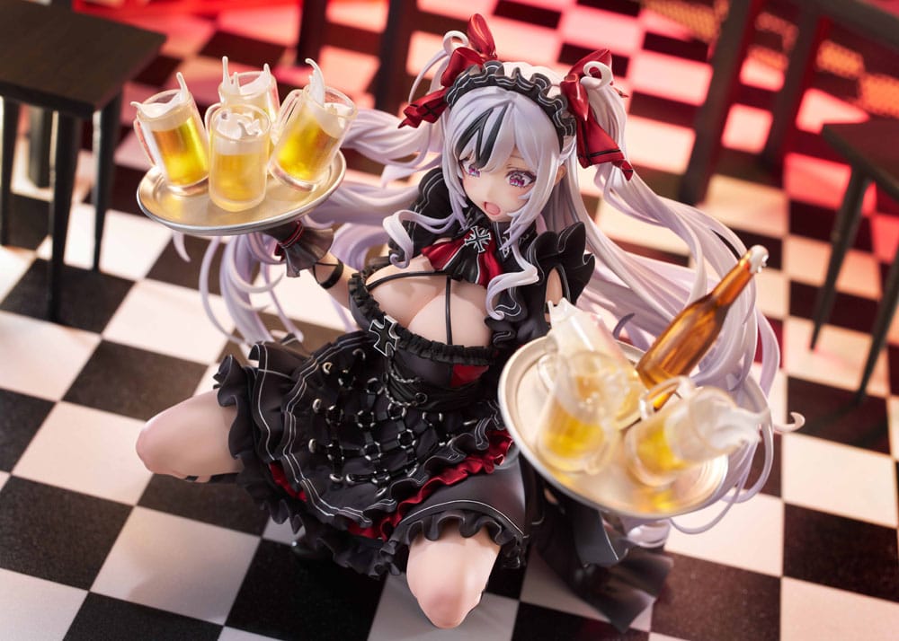 Azur Lane PVC Statue 1/7 Elbe: Time to Show Off AmiAmi Limited Edition 16 cm Scalefiguren Yokina
