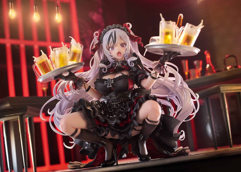 Azur Lane PVC Statue 1/7 Elbe: Time to Show Off AmiAmi Limited Edition 16 cm Scalefiguren Yokina
