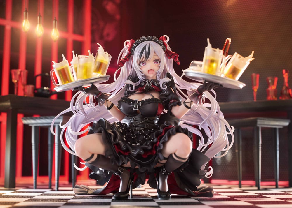 Azur Lane PVC Statue 1/7 Elbe: Time to Show Off AmiAmi Limited Edition 16 cm Scalefiguren Yokina