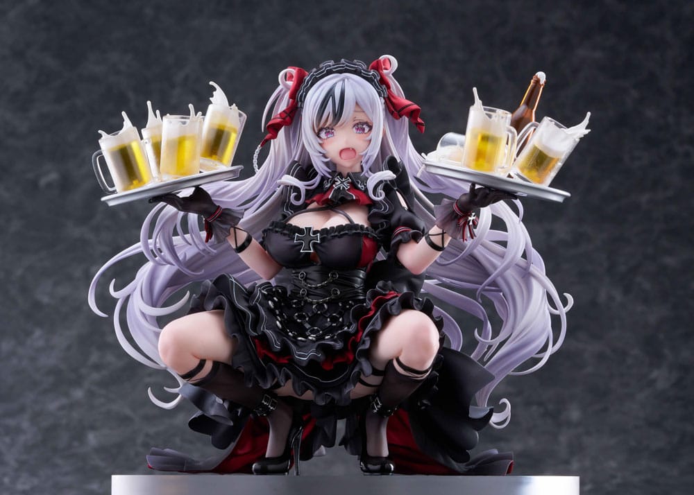 Azur Lane PVC Statue 1/7 Elbe: Time to Show Off AmiAmi Limited Edition 16 cm Scalefiguren Yokina