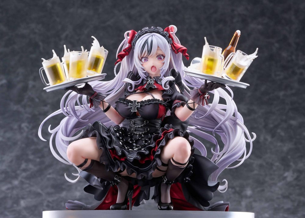 Azur Lane PVC Statue 1/7 Elbe: Time to Show Off AmiAmi Limited Edition 16 cm Scalefiguren Yokina