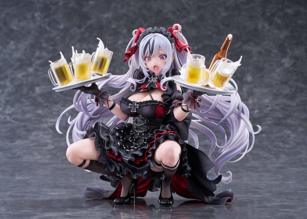 Azur Lane PVC Statue 1/7 Elbe: Time to Show Off AmiAmi Limited Edition 16 cm Scalefiguren Yokina