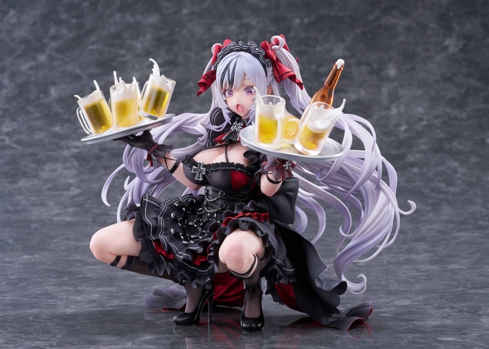 Azur Lane PVC Statue 1/7 Elbe: Time to Show Off AmiAmi Limited Edition 16 cm Scalefiguren Yokina