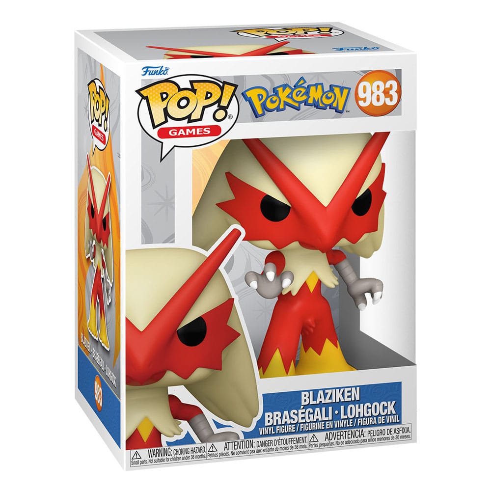 Blaziken (EMEA) POP! Games Vinyl Figur 9 cm Pokemon Funko POP! Yokina