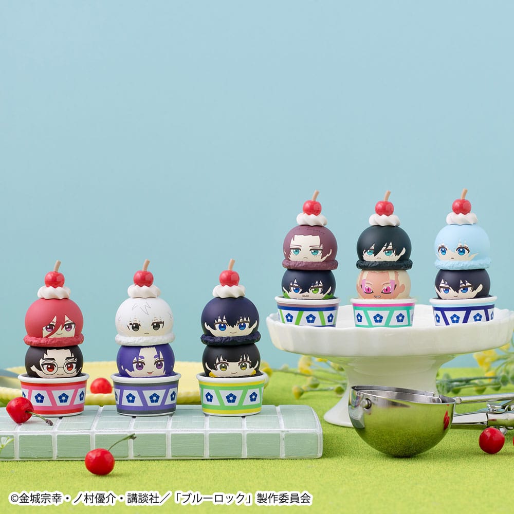 Blue Lock Tsumichen Stack up & Change Sammelfiguren 6er-Pack 8 cm (with gift) Minifiguren Yokina