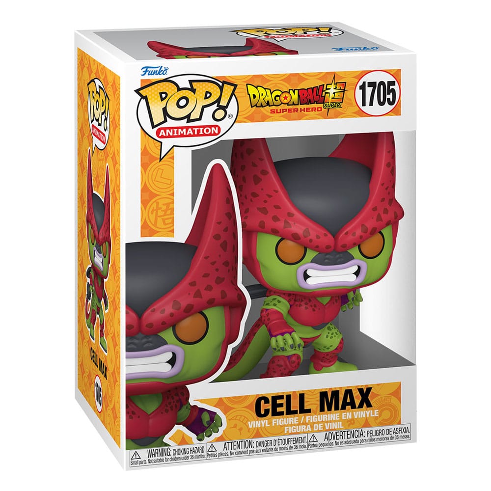 Cell Max POP! Vinyl Figur 9 cm Dragon Ball Super: Super Hero Funko POP! Yokina