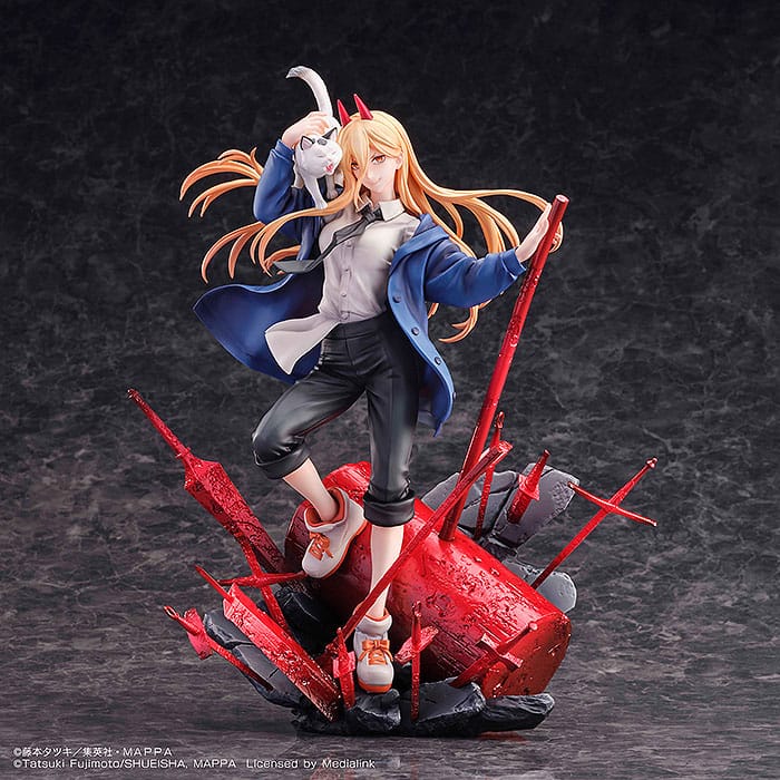 Chainsaw Man Statue 1/7 Power & Meowy 28 cm Scalefiguren Yokina