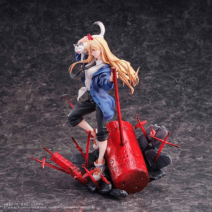 Chainsaw Man Statue 1/7 Power & Meowy 28 cm Scalefiguren Yokina