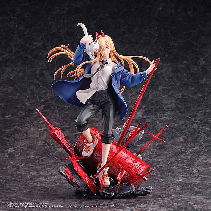 Chainsaw Man Statue 1/7 Power & Meowy 28 cm Scalefiguren Yokina