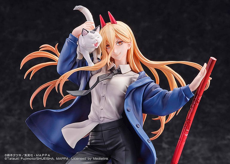 Chainsaw Man Statue 1/7 Power & Meowy 28 cm Scalefiguren Yokina