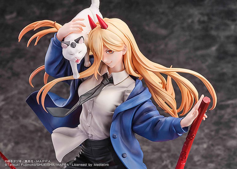 Chainsaw Man Statue 1/7 Power & Meowy 28 cm Scalefiguren Yokina
