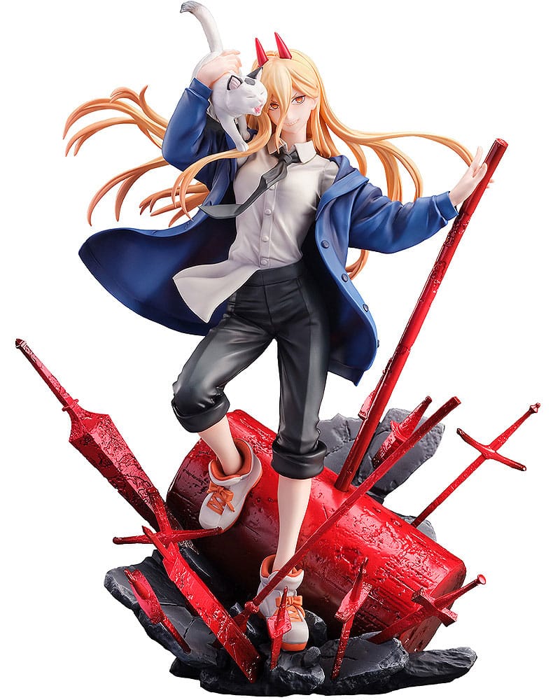 Chainsaw Man Statue 1/7 Power & Meowy 28 cm Scalefiguren Yokina