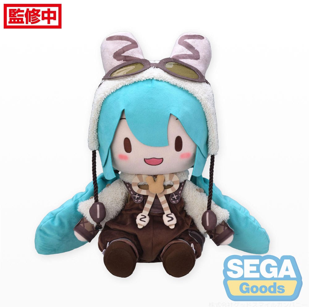 Character Vocal Series 01: Hatsune Miku Fuwa Petit Plüschfigur Hatsune Miku Marshmallow Hot Cocoa Ver. LL 45 cm Plüschtier Yokina