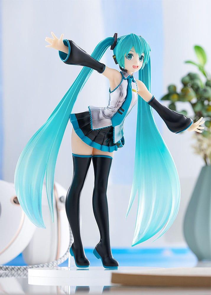 Character Vocal Series 01: Hatsune Miku Pop Up Parade PVC Statue Hatsune Miku: Translucent Color Ver. 17 cm Prizefiguren Yokina