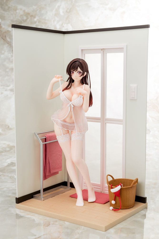 Chizuru Mizuhara See-through lingerie figure angel white Ver. PVC Statue 1/6 23 cm Rent-A-Girlfriend Scalefiguren Yokina