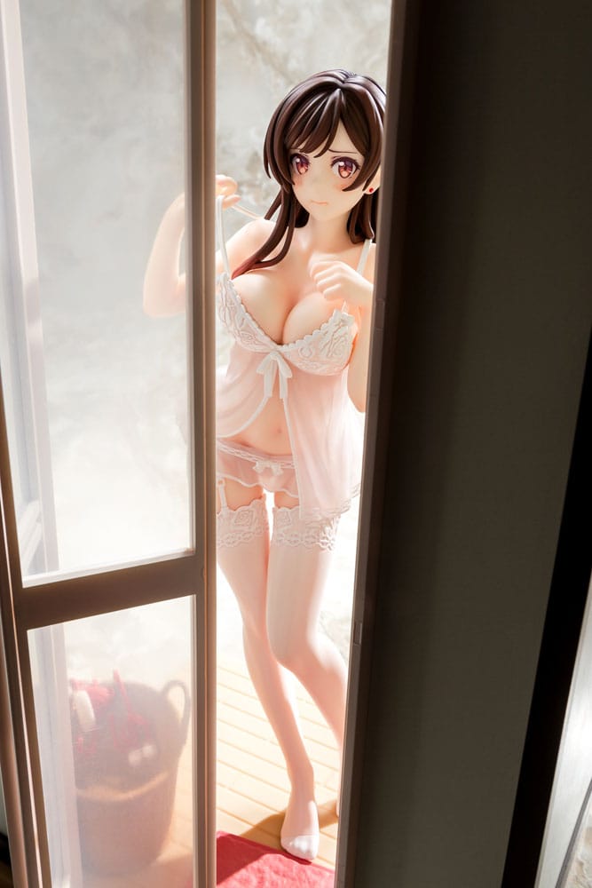 Chizuru Mizuhara See-through lingerie figure angel white Ver. PVC Statue 1/6 23 cm Rent-A-Girlfriend Scalefiguren Yokina