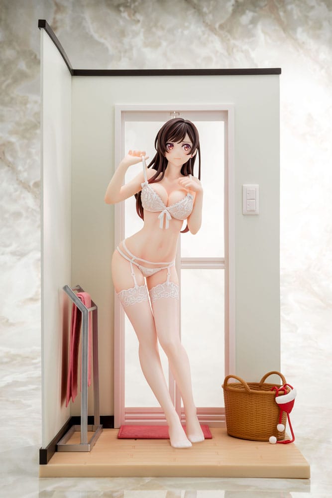 Chizuru Mizuhara See-through lingerie figure angel white Ver. PVC Statue 1/6 23 cm Rent-A-Girlfriend Scalefiguren Yokina
