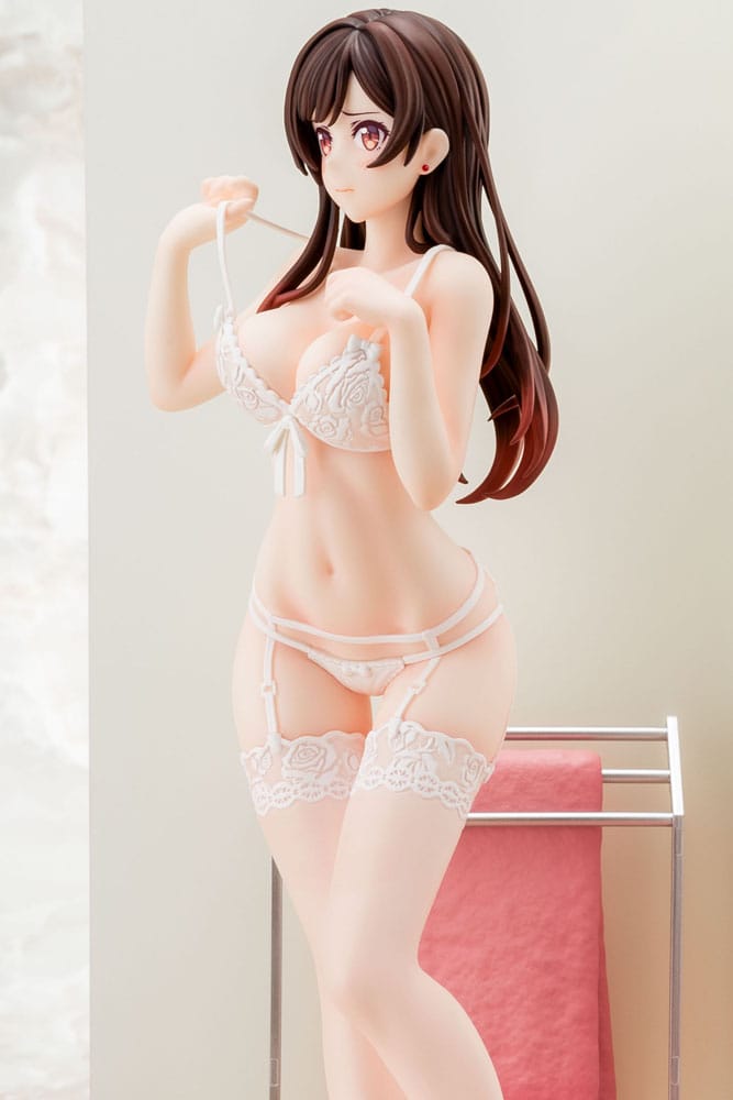 Chizuru Mizuhara See-through lingerie figure angel white Ver. PVC Statue 1/6 23 cm Rent-A-Girlfriend Scalefiguren Yokina