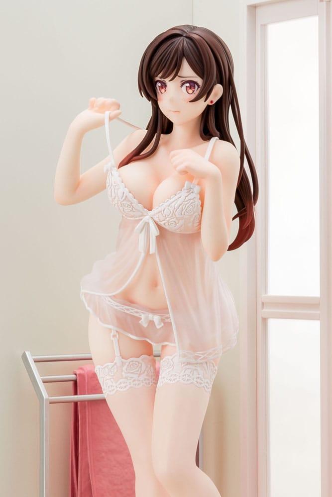 Chizuru Mizuhara See-through lingerie figure angel white Ver. PVC Statue 1/6 23 cm Rent-A-Girlfriend Scalefiguren Yokina