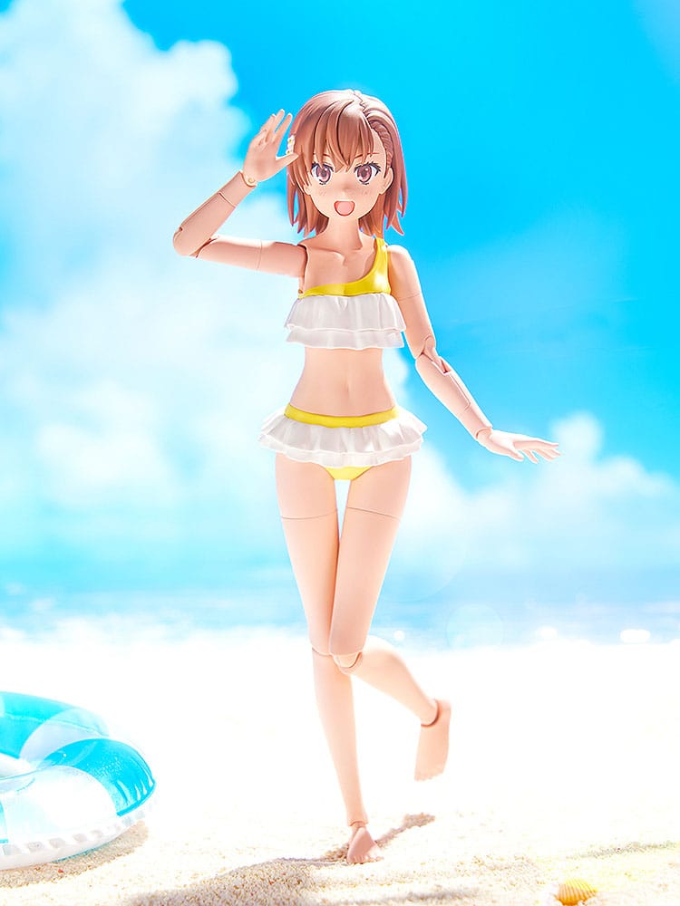 DX Ver. A Certain Scientific Railgun T Plastic Model Kit Mikoto Misaka 16 cm Figmas Yokina