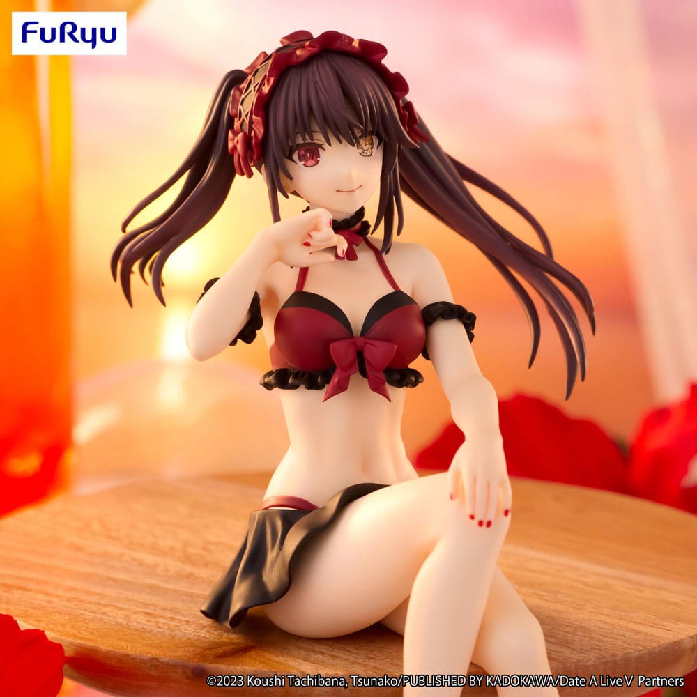 Date A Live Noodle Stopper PVC Statue Kurumi Tokisaki Swimsuit Ver. 15 cm Prizefiguren Yokina