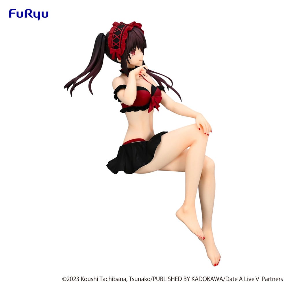 Date A Live Noodle Stopper PVC Statue Kurumi Tokisaki Swimsuit Ver. 15 cm Prizefiguren Yokina