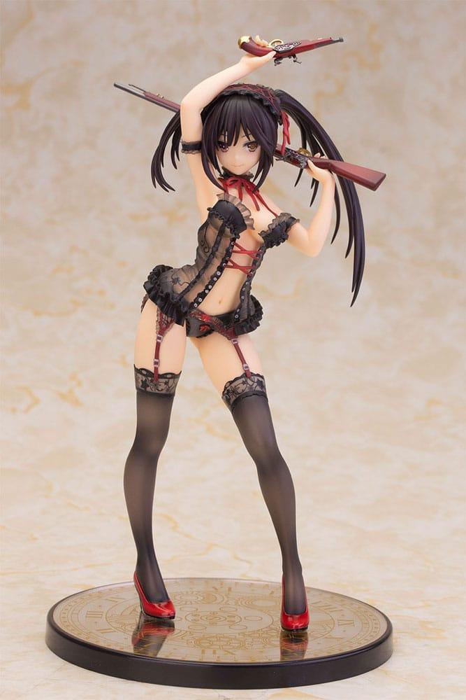 Date A Live Statue 1/7 Kurumi Tokisaki Lingerie Ver. Black Special Edition 24 cm Scalefiguren Yokina