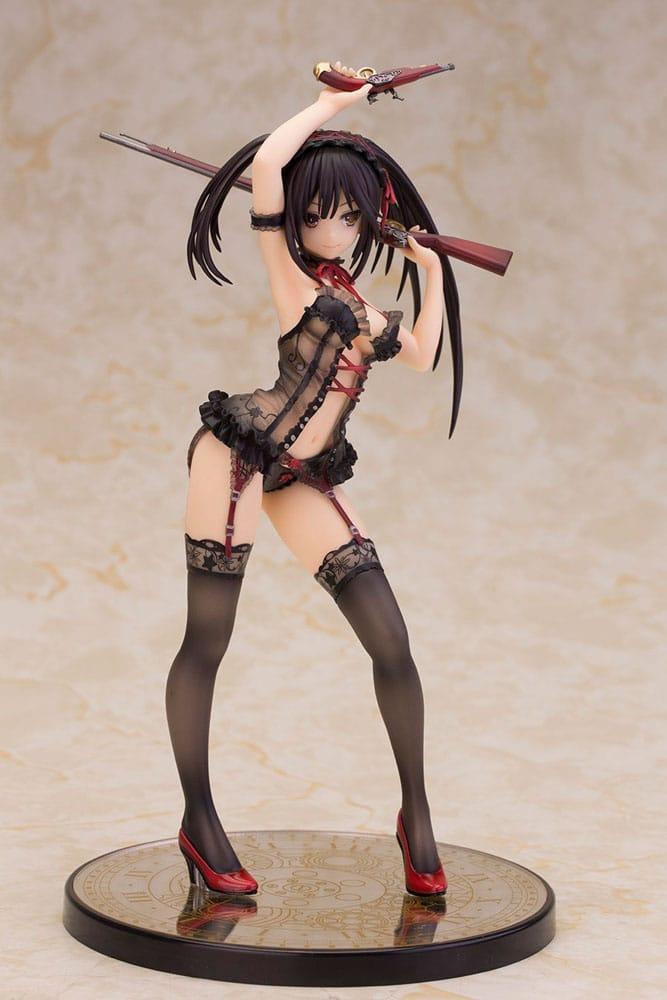 Date A Live Statue 1/7 Kurumi Tokisaki Lingerie Ver. Black Special Edition 24 cm Scalefiguren Yokina