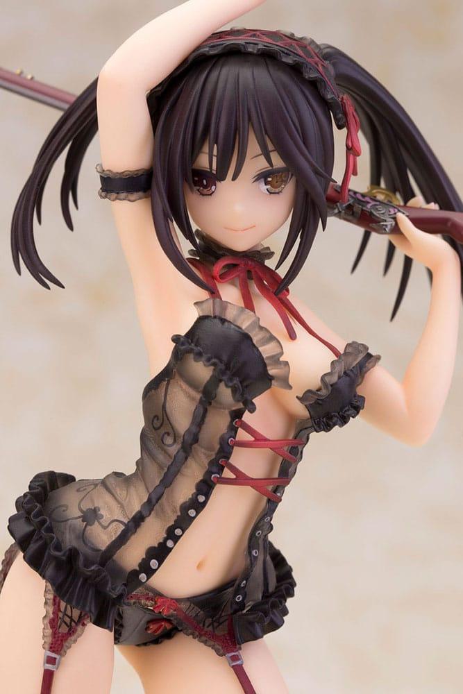 Date A Live Statue 1/7 Kurumi Tokisaki Lingerie Ver. Black Special Edition 24 cm Scalefiguren Yokina