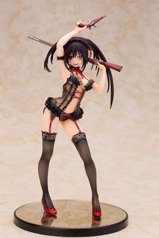 Date A Live Statue 1/7 Kurumi Tokisaki Lingerie Ver. Black Special Edition 24 cm Scalefiguren Yokina