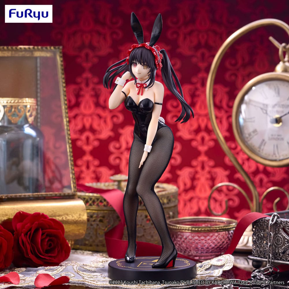 Date A Live V BiCute Bunnies PVC Statue Kurumi Tokisaki Black Color Ver. 29 cm Prizefiguren Yokina
