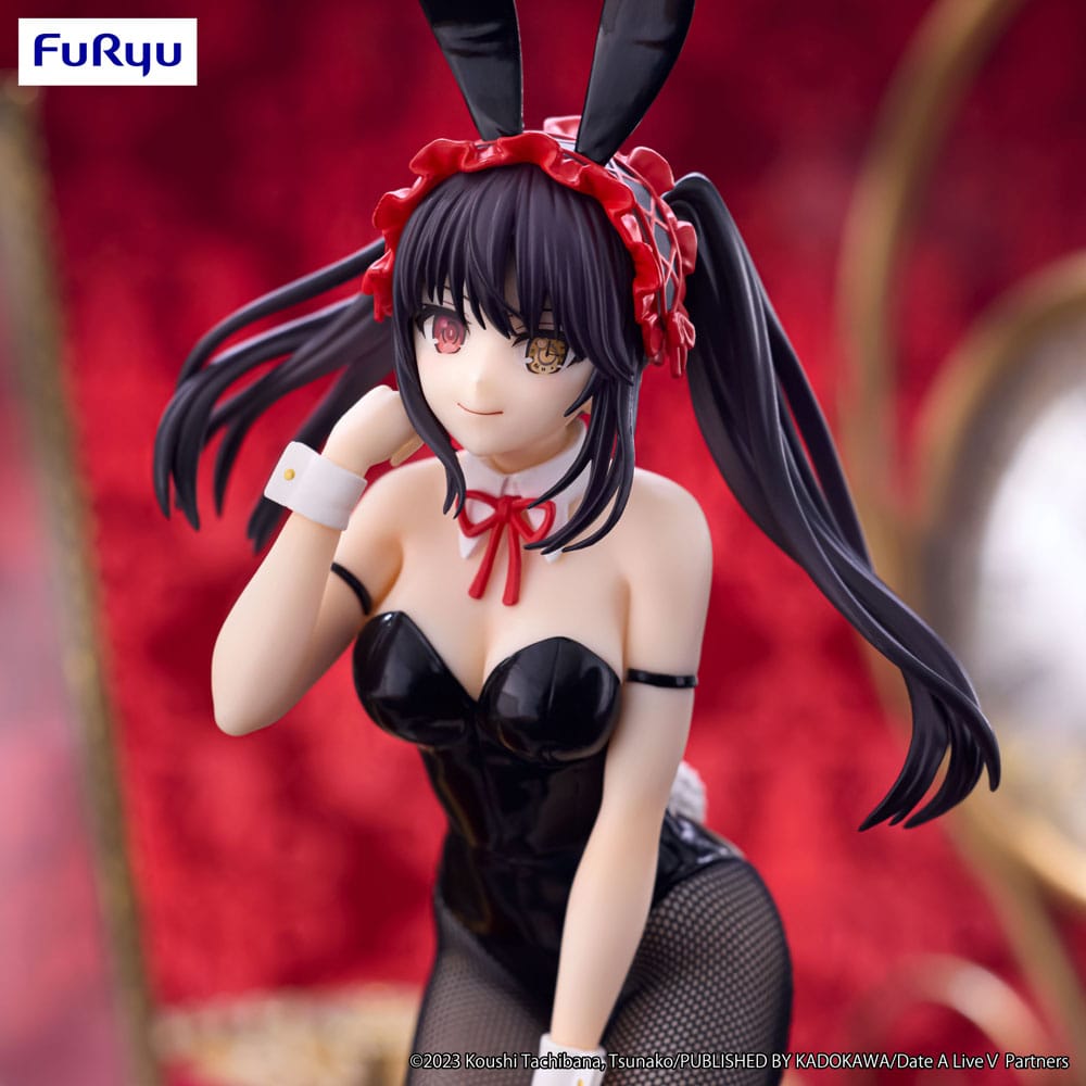 Date A Live V BiCute Bunnies PVC Statue Kurumi Tokisaki Black Color Ver. 29 cm Prizefiguren Yokina